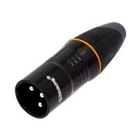 Plug Canon XLR 3 Pines CX3M010B SOUNDKING