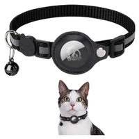 Collar Reflectante Nailon Para Gato Para Airtag Con Cascabel