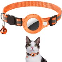 Collar Reflectante Nailon Para Gato Para Airtag Con Cascabel