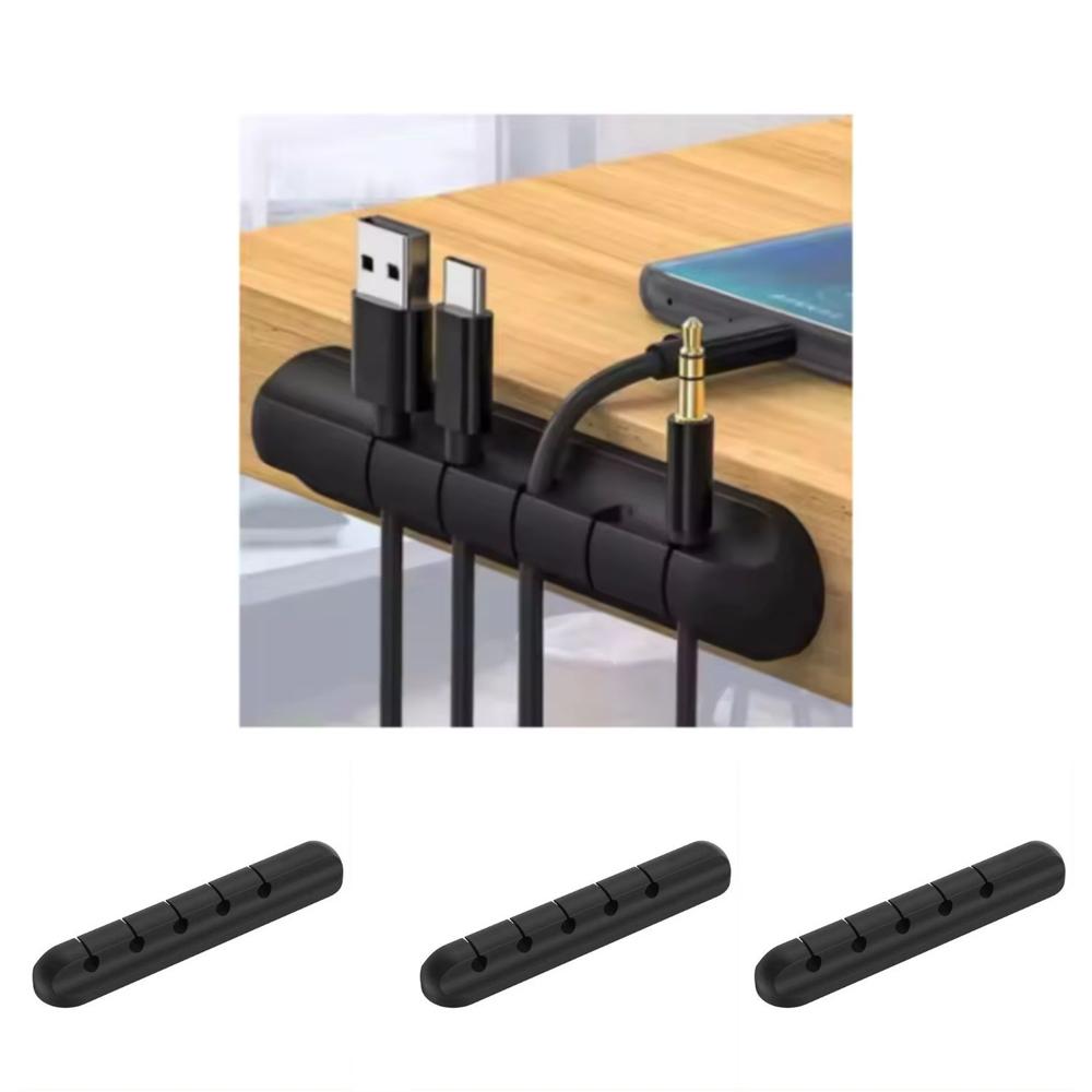Organizador Adhesivo para Cables Pack x 3