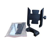 Soporte de Metal Aluminio para Moto para Barra Negro