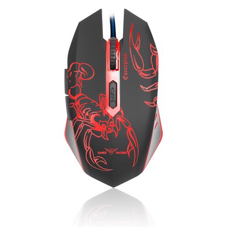 Scorpion MIC M660 Mouse Gamer USB 7LEDS 4800DPI Micronics Scorpion MIC M660 Mouse Gamer USB 7LEDS 4800DPI Micronics