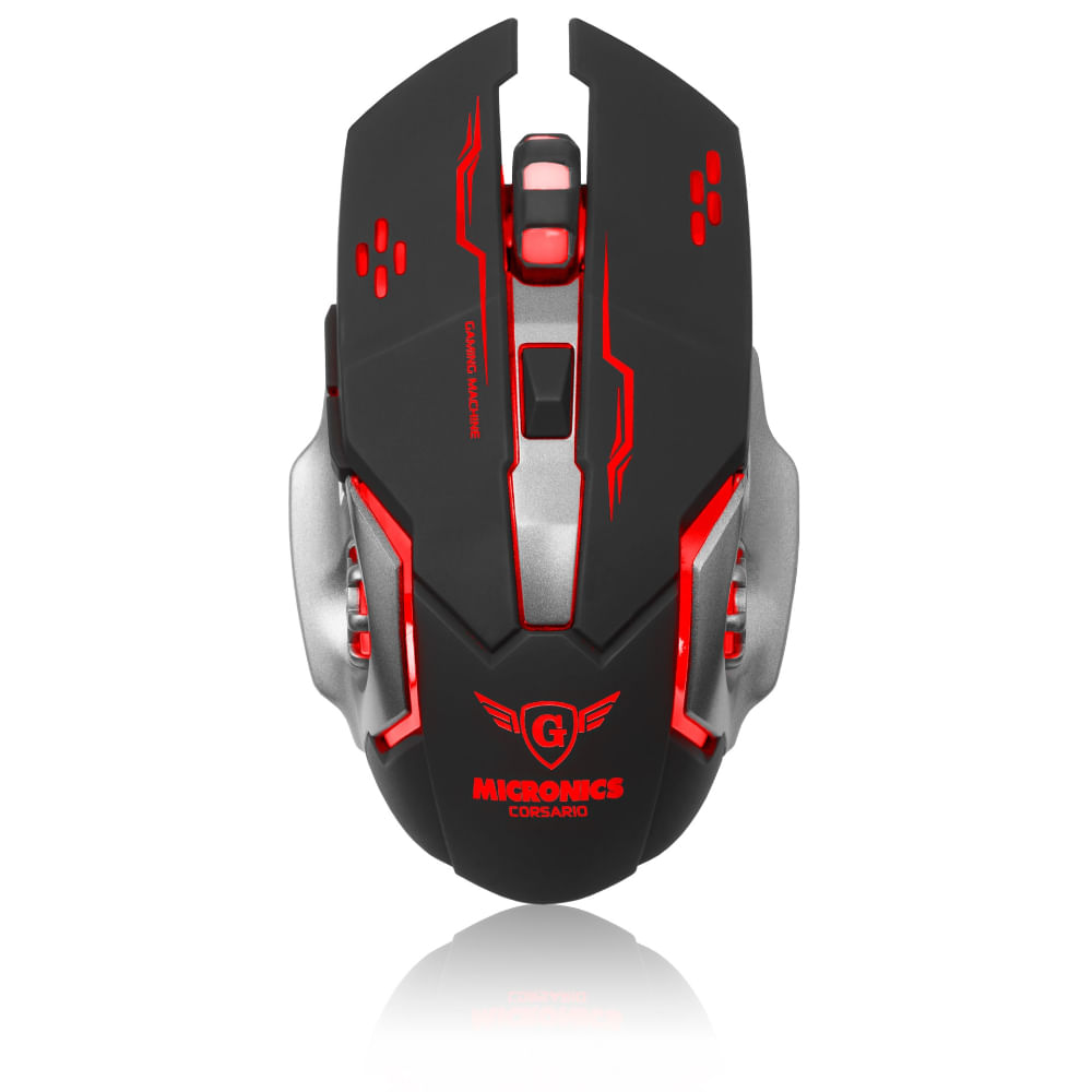 Corsario MIC M812 Mouse Gamer USB C/CABLE 4LEDS Micronics Corsario MIC M812 Mouse Gamer USB C/CABLE 4LEDS Micronics