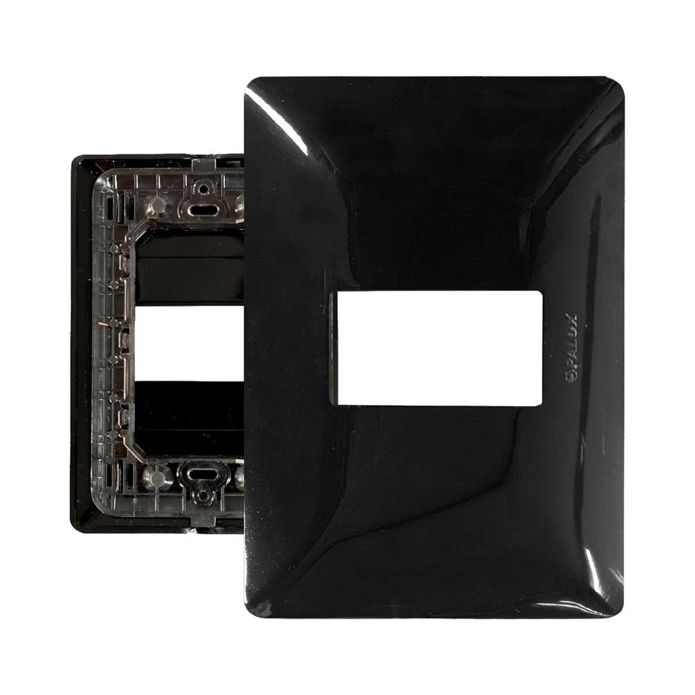 Placa Simple con Soporte BM201.BLK OPALUX