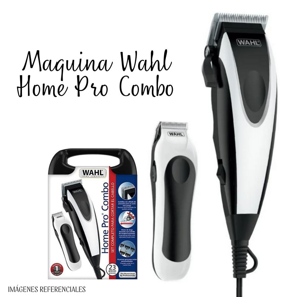 Maquina de Cortar Cabello Wahl Home Pro Combo 23 Piezas 09243-6788