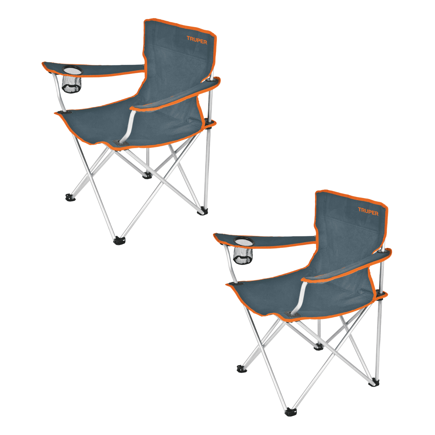 Silla Plegable para Playa y Camping 2 Unidades Truper 61025-2