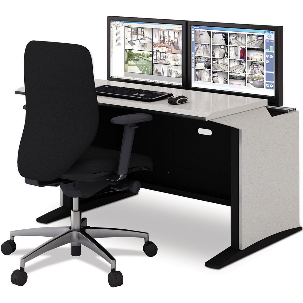 Estación de Control Winsted E-SOC con Soportes de Monitor Articulados (48"", Negro)