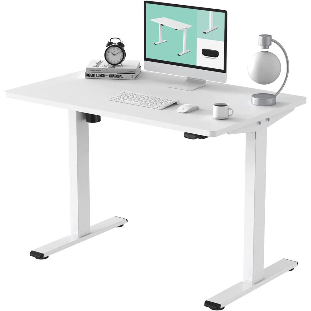 Escritorio Ajustable en Altura FlexiSpot con Marco de 2 Etapas y Superficie de Chipboard