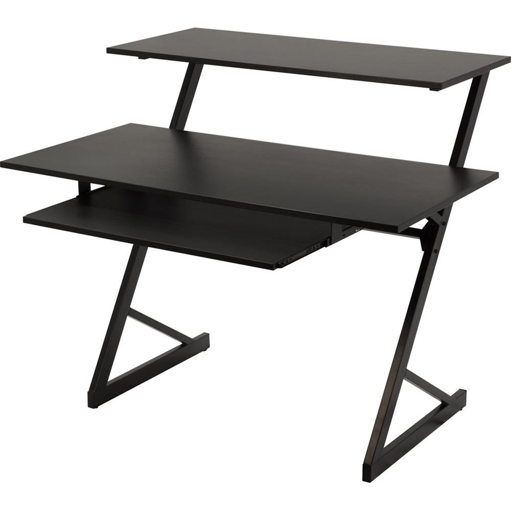 Soporte de Estudio Ultimate Support JS-SW300 JamStands (Negro) - Superficie Principal 48 x 24"", Segu