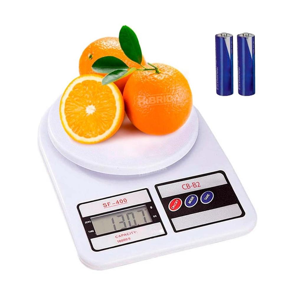 Balanza Electrónica Digital De Cocina Gramera 10Kg Pila Pesa Alimentos