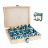 Set De Fresas 6Mm 12Pzs Para Ruteadora Fresadora Total - Tacsr0121
