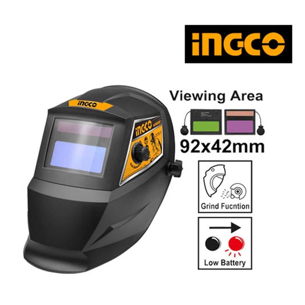 Careta Para Soldar Con Regulación Automática Fotosensible Ingco - Ahm008