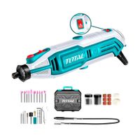 Mini Grinder Esmeril Total 130W Eléctrico 109 Piezas Pulido - Tg513326
