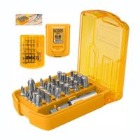 Set De Puntas 29 Pzs + Adaptador Para Atornillador Ingco - Aksd08301