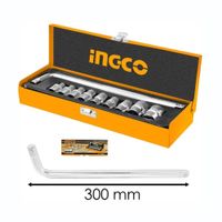 Set De Dados Encastre 1/2'' 10 Pzs Socket Set Ingco - Hkts12101