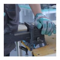 Tornillo De Banco 4 1300Kg Base Giratoria Y Yunque Total -Tht6146