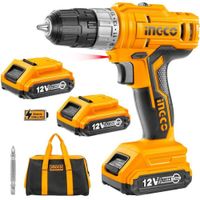 Taladro Atornillador 12V Inalámbrico  Baterías Ingco - Cdli1222