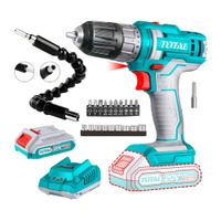 Taladro Atornillador Inalámbrico 20V Más Extensor Flexible - Combo