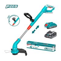 Cortadora De Gras 20V Podadora Inalambrica Con Batería Y Cargador