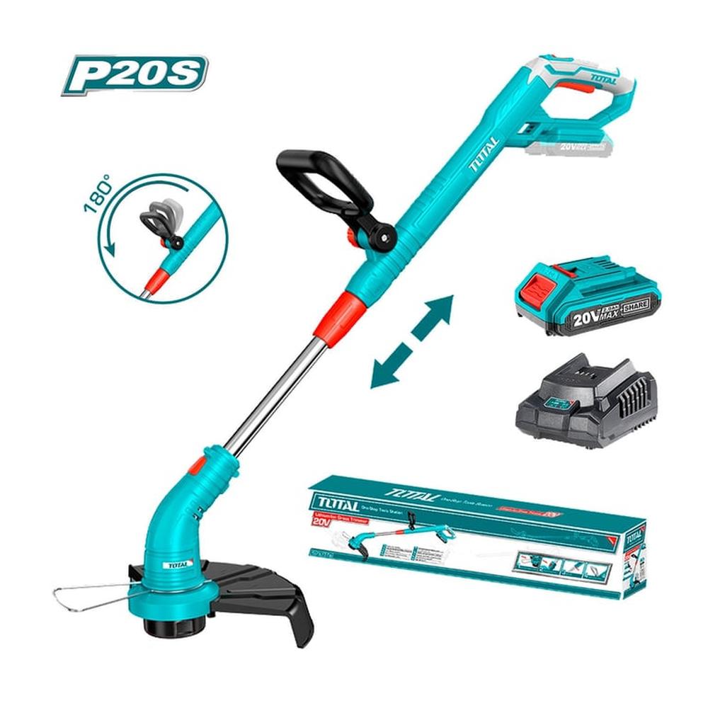 Cortadora De Gras 20V Podadora Inalambrica Con Batería Y Cargador