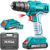 Taladro Atornillador 20V Inalámbrico Baterías Total - Tdli20012
