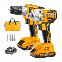 Set Taladro Atornillador De Impacto 20V Inalambrico Ingco - Ckli2006