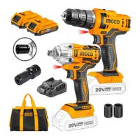 Kit Taladro Atornillador Y Llave De Impacto 20V Inalámbrico - Ckli2017