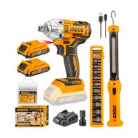 Llave De Impacto Brushless 20V Linterna Juego De Dados - Cosli23011