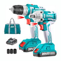 Combo 20V Taladro Atornillador Llave De Impacto Total - Tckli2007