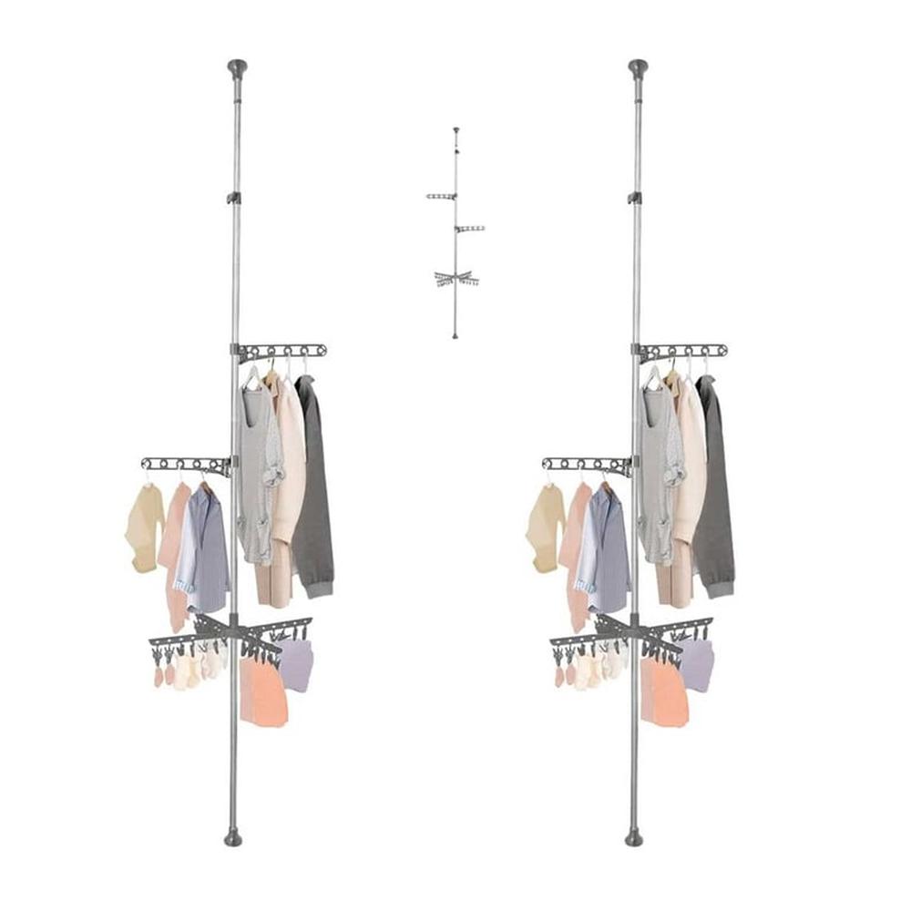 Percheros Telescopio Techo Ropa Dormitorio Techo Al Suelo