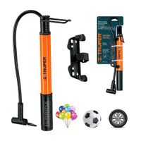 Inflador Manual 60Psi Bicicleta Llantapelota Truper Portatil