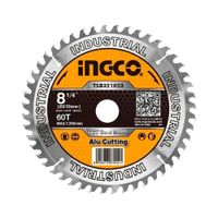 Disco Corte Aluminio 8¼' Ingletadora Ingco 60 Dientes Madera