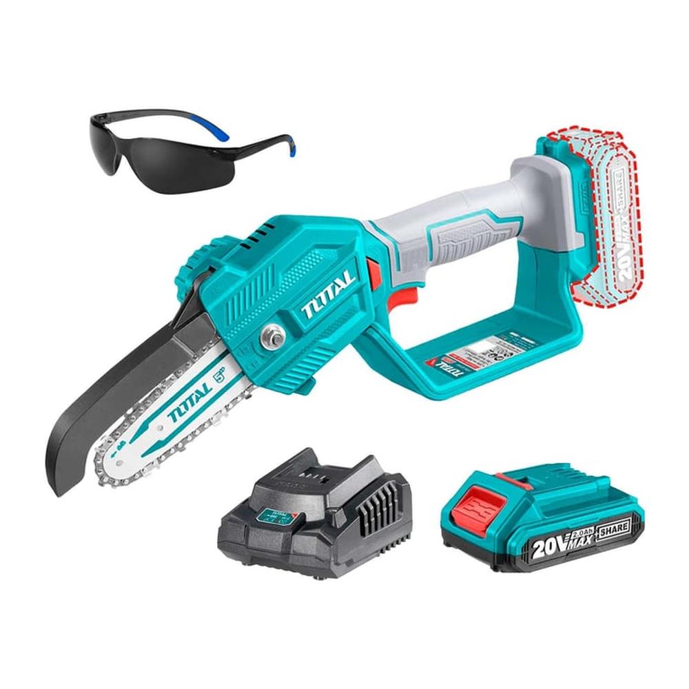 Motosierra Total 20V Inalámbrico Jardinería Más 1 Batería - Combo