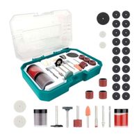 Kit De 73 Piezas Para Minitorno Puntas Lijar Pulir Amolar