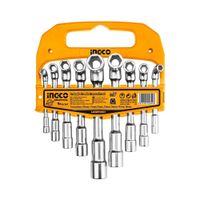 Juego De Llaves De Tubo En L Dados 7-19Mm 9Pcs Ingco - Laswt0901