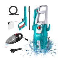 Hidrolavadora 1800W Total + Aspiradora Para Carro Cigarrera