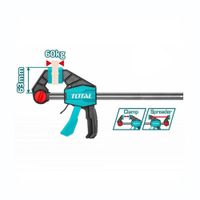 Prensa Sargento Rápida 6” Autoajustable 60X150Mm Total - Tht1340601