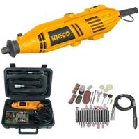 Mini Torno Grinder Multiproposito 130W + 52 Accesorios Ingco - Mg1309