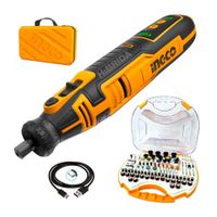 Grinder 8V Incgo Minitorno 67Pzs Usb Inalámbrico Más 250 Accesorios