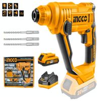 Rotomartillo Sds Plus 20V 15J Inalámbrico Batería Y Cargador Ingco