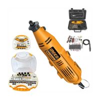 Combo 130W Ingco Mini Torno Grinder Multiusos Set De Accesorios