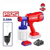 Pistola De Pintar 20V  Batería Y Cargador Emtop - Elsg20250