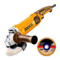 Amoladora Angular 1100W 5 Ingco Esmeril Cortadora Disco 4½