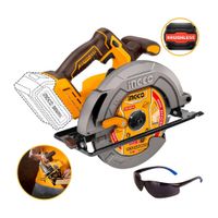 Sierra Circular 20V 7¼ Cortadora Madera Brushless Ingco