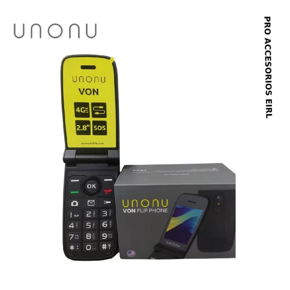 Unonu Von Flip 4G Resistente Botones Grandes.
