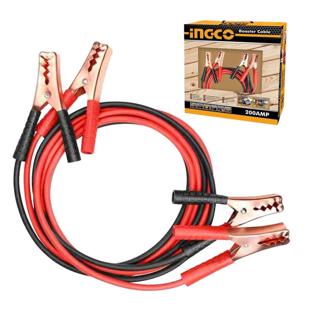 Pinza Cable Arrancador 200Amp Carga De Batería Ingco - Hbtcp2001
