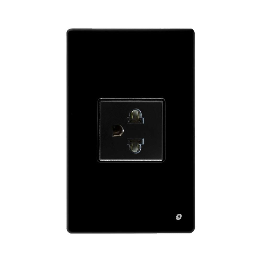 Tomacorriente Universal 2 Polos + Tierra OP-AT-14NG OPALUX