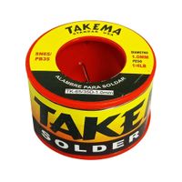 Rollo de Estaño 65/35 1.0mm 1/4Libra TK-65/35D-1.0MM TAKEMA