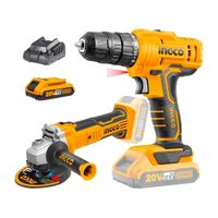 Amoladora Angular Taladro Atornillador 20V Ingco Inalámbrico