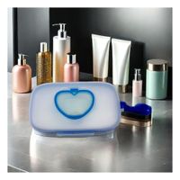 Porta Paños Humedos Corazon Azul